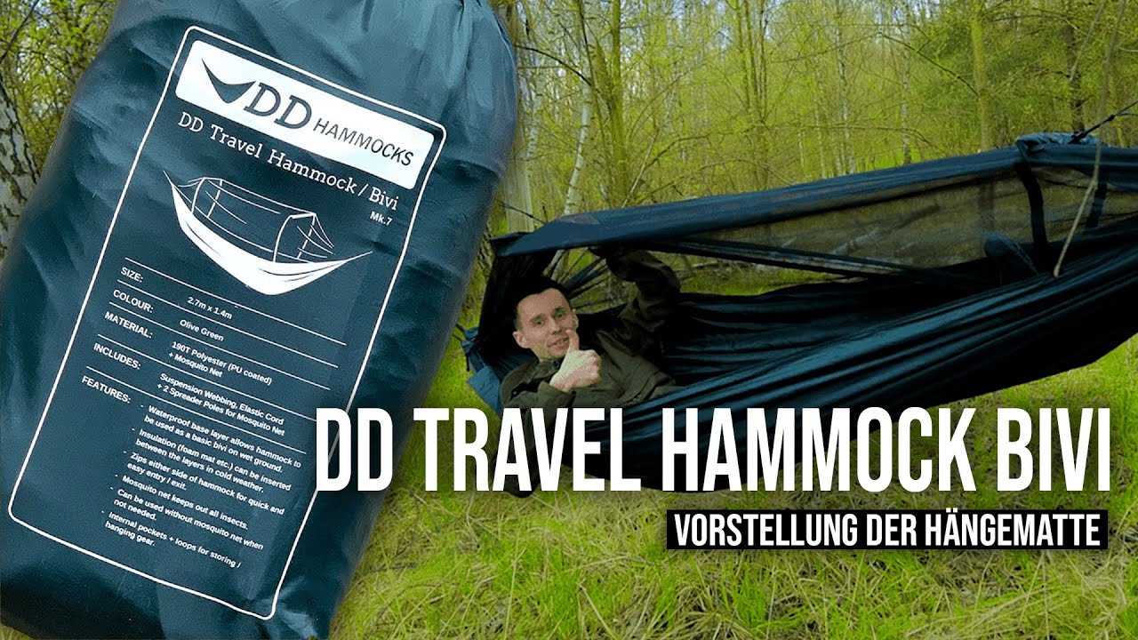 12 Months in a Hammock: DD Travel Hammock - YouTube