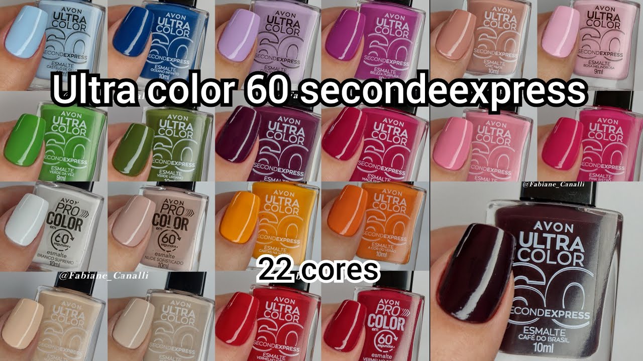 Avon Pro Colour 60 Seconds Nail Enamel ~ Various Shades | eBay