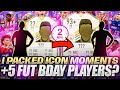 I Packed My 1st Icon Moments + 5 FUT Birthday Players in 2 Minutes of FIFA 21?