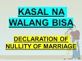 ANNULMENT VS. NULLITY OF MARRIAGE IN THE PHILIPPINES: PROCESS UNDER THE FAMILY CODE