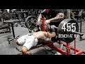 455 BENCH PRESS AT 180 BODY WEIGHT
