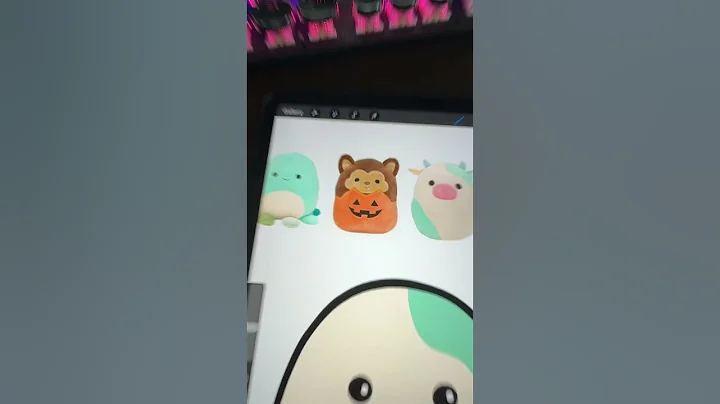 Squishing together random #Squishmallows: Part 64! #plushies #digitalart #procreate #ipad #shorts