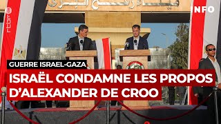 Benjamin Netanyahu condamne fermement les propos du Premier ministre Alexander De Croo - RTBF Info