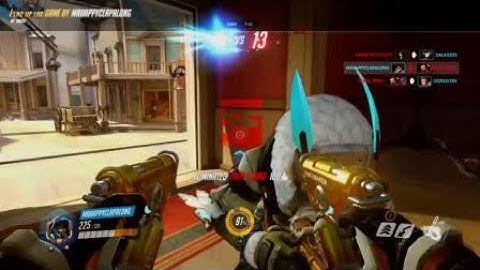 my most insane 4v4 carry with Tracer. [22 elims, 1 death, 4 gold medals]