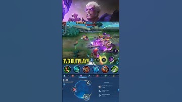 1v3 Outplay!! Phoveus Best Build 100% Deadly (Part 20) - MLBB #gameplayproplayer #phoveus #MLBB