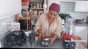 Magimix 5200XL Premium Extra Components//Unboxing Part 3//What U get 4 Premium@DearDeniseKitchen