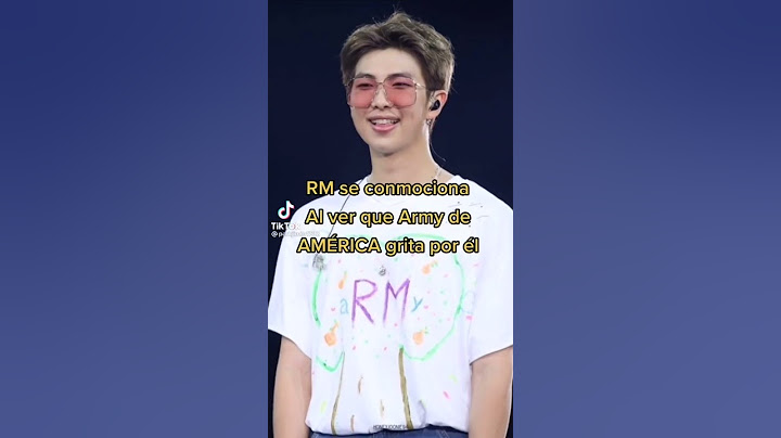 Cuando Namjoon se emociona al ver que ARMY de América grita por él