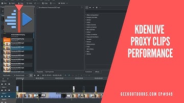 How To Use Proxy Clips For Better Performance | Kdenlive Tutorial Geekoutdoors.com EP949