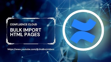 Bulk import HTML pages in Confluence