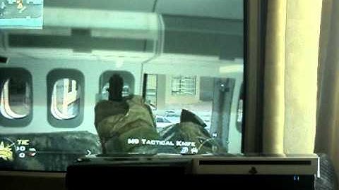 MW2 Terminal on top of plane and out of the map!!