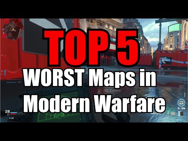 Modern Warfare Worst Maps Top 5 Worst Maps In Modern Warfare (Worst Cod Maps Ever...?) - Youtube