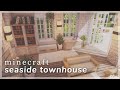 [Minecraft] Seaside Townhouse 🌊🐚 - Speed Build | CIT Resource Packs