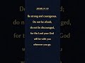 Joshua 1:9 | Be Strong and Courageous Prayer 🙏 Powerful Bible Verse for Strength &amp; Faith