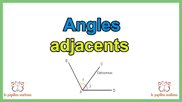 C'est quoi un angle adjacent ?