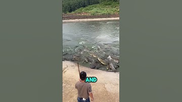 HE MADE A BIG MISTAKE WHEN FEEDING ALLIGATORS 😱🐊