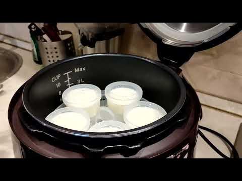 Вкусный йогурт в мультиварке Midea 6002 - YouTube
