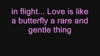 Love is like a butterfly chords