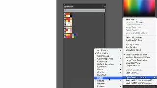 How to Use Swatch Libraries | Adobe Illustrator