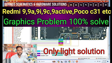 Redmi 9 9a 9i 9c 9active poco c31 all graphics problem solution.  REDMI MOBILE ONLY LIGHT NO GRAPHIC