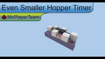 Minecraft - Redstone - Compact Silent Hopper Timer