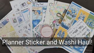 Planner Sticker and Washi Haul: is this the longest ever?