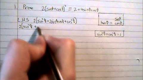 Trigonometric Identities