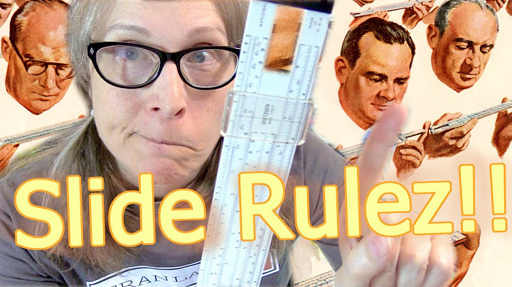 Slide Rules Are Still Amazing!!