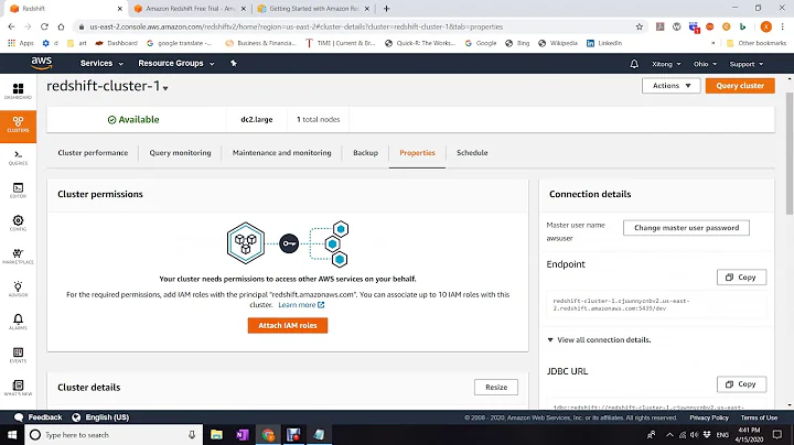 AWS-Redshift-Setup