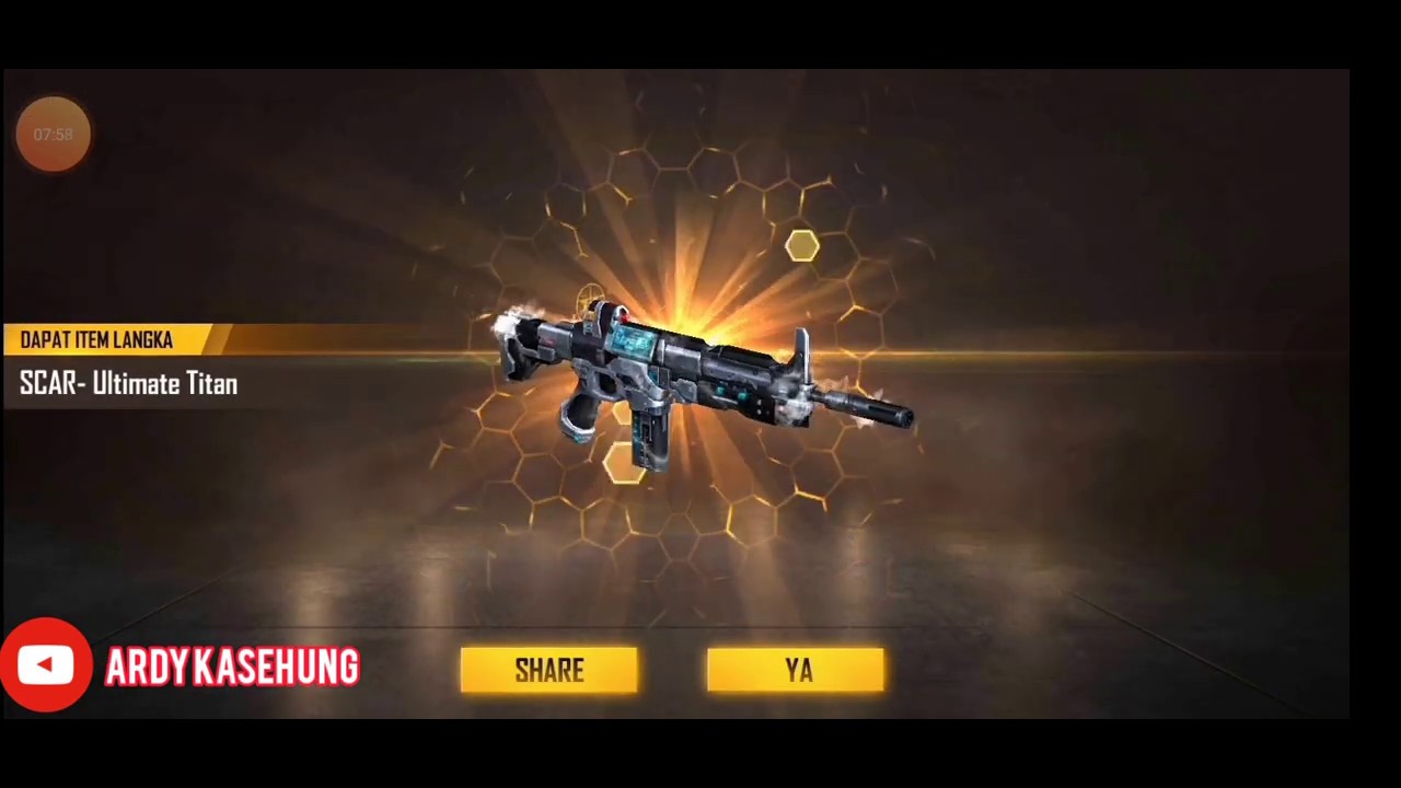 DAPAT SCAR TITAN USAHA SENDIRI - YouTube