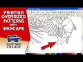 Printing Oversized Patterns with Inkscape