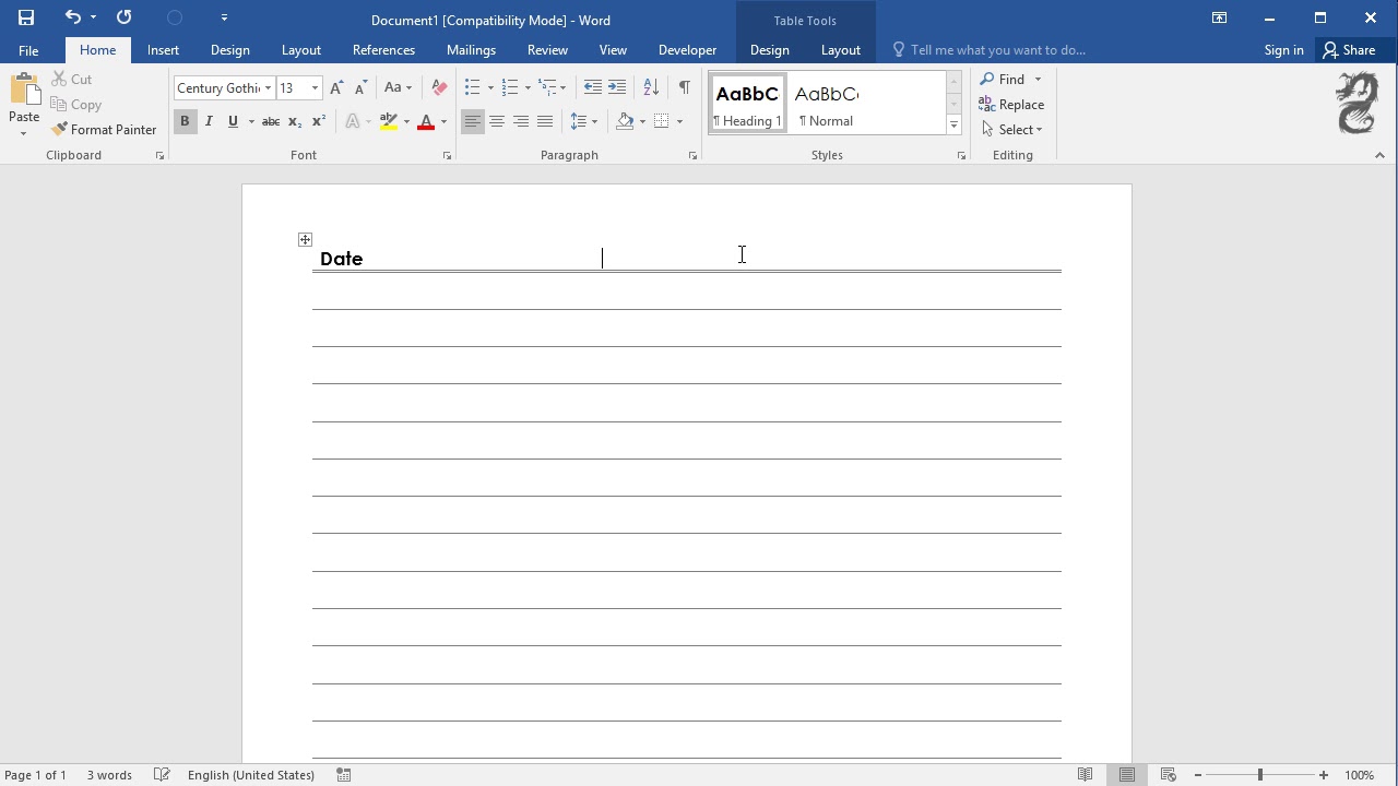 How to Make Lined Paper in Word Pertaining To Microsoft Word Lined Paper Template