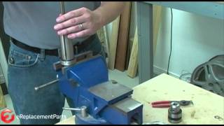 In this video Mark explains the steps necessary to remove a drill press spindle. A drill press spindle can become bent if it is placed 