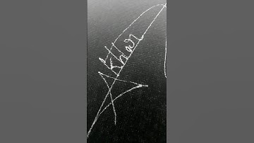 Akhtar Name Signature Styles #ytshort #viralvideo