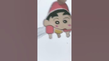 DIY Shinchan paper puppet hanging Tutorial ✨☺️#craftwithmyra #shorts #art #craft #diy #handmade