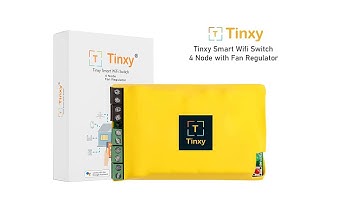 Tinxy 4 Node Smart Wifi Switch with fan regulator | Unboxing | Install | Setup | Alexa | Google