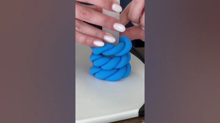 How to make candle holders with magic clay? #magicclay #airdryclay #candleholder