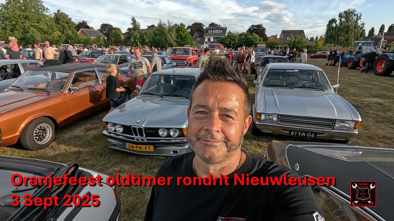 Oranjefeest oldtimer rondrit Nieuwleusen 3 September 2025 Bezoeken met Morpheus.