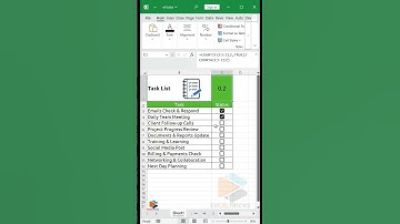 To-Do List in Excel in 1 minute | Create a Task List in Excel #exceltricks #ToDoList #ExcelShorts