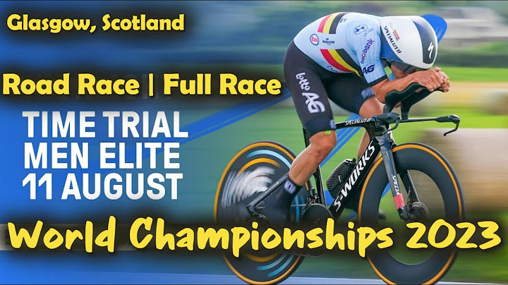 Individual Time Trial World Championships 2023 FULL RACE