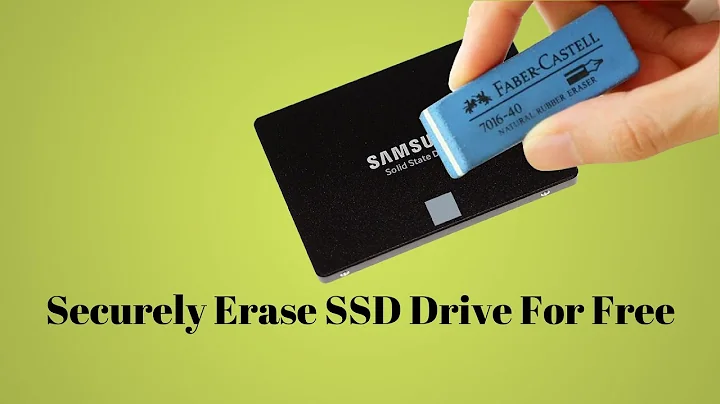 Securely Erase SSD Drive For Free