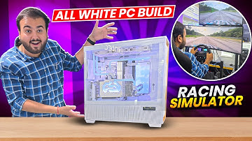 All White PC Build and Racing Simulator - ANTEC at Computex 2025