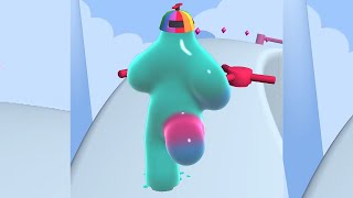Blob Run 3d Android and iOS Gameplay , All level Gameplay Part 1 #androidgame #Ganing screenshot 4