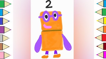 How to Draw Numberblock Two | Easy Step-by-Step Tutorial for Beginners