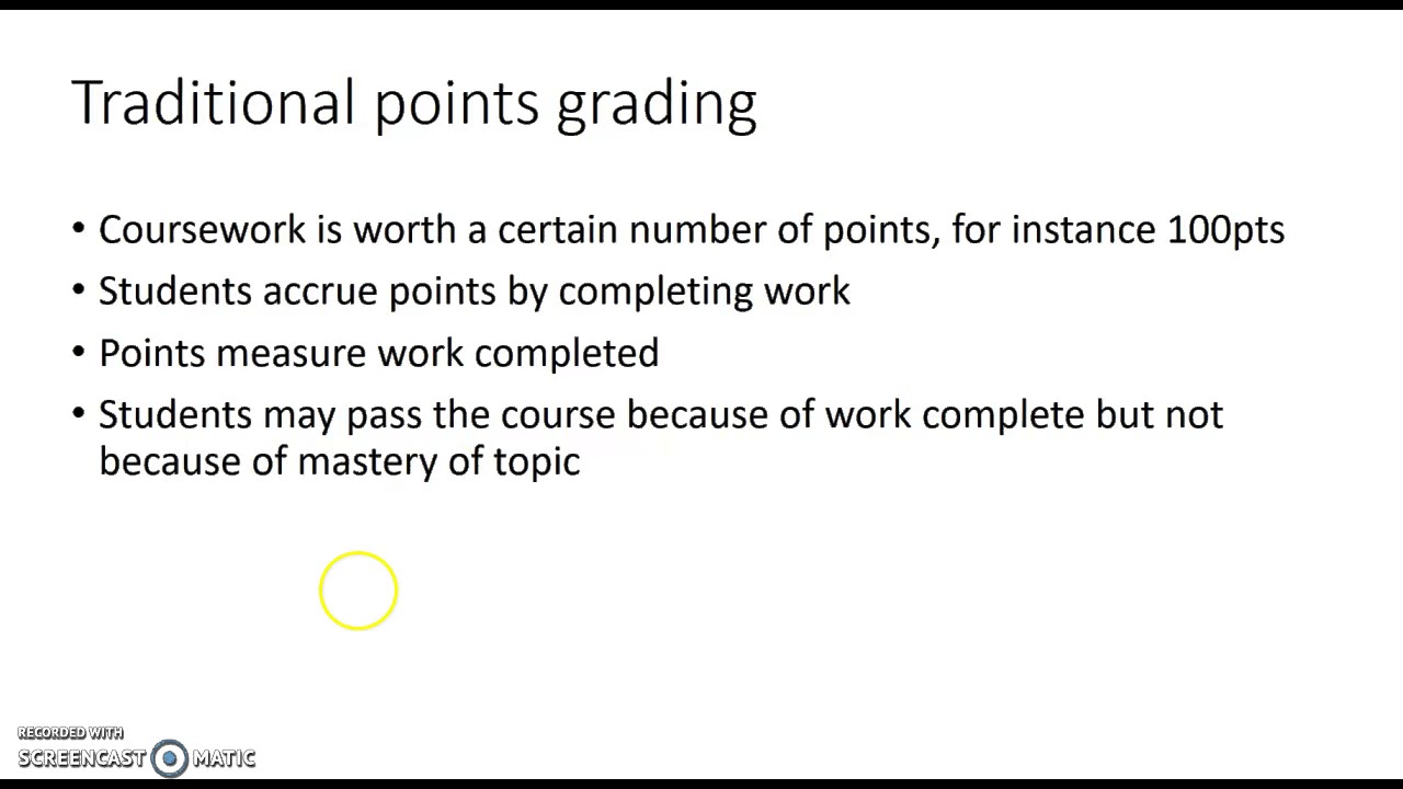 thesis about grading system