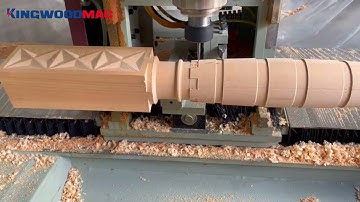 Máy Phay Tiện CNC 3D 5 Trục - 1215 XJ Gia Công Con Tiện Cầu Thang