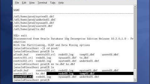 Oracle Tablespace Management