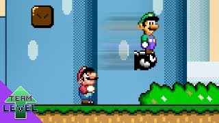 Luigi wins by doing absolutely nothing in Super Mario World
