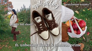 VLOG🍂*apple picking, amazon prime unboxing &amp; cacao wow dunks*