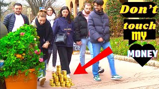 bushman prank, NO ONE TOUCHES MY MONEY!!!