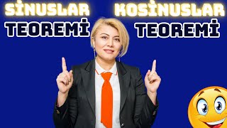 Sinuslar və kosinuslar teoremi .Üçbucağın xaricə və daxilə çəkilmiş çevrələrin radiusları.